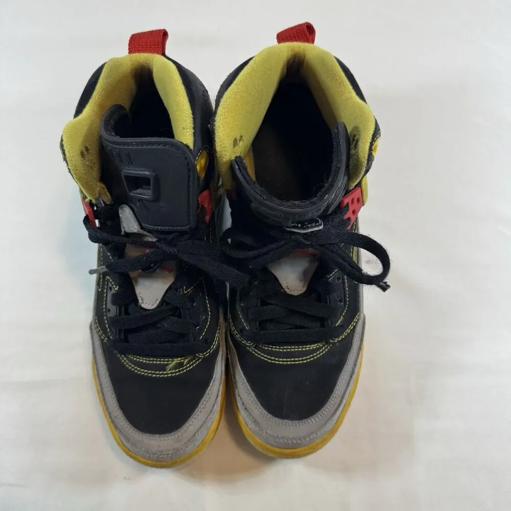 Nike Air Jordan Flight Club ’91 GS Yellow Gray Red Sneakers Size 7Y 317321-050